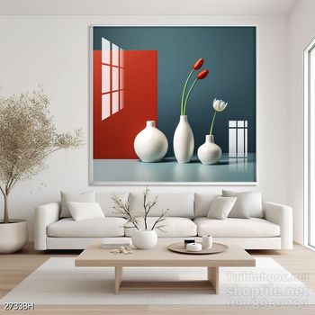 Tranh bình hoa đẹp