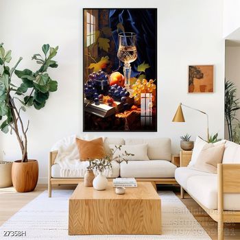 Mẫu tranh bình hoa nghệ thuật decor tường