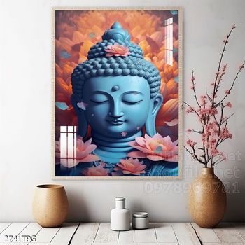 File tranh Phật giáo decor trang trí tường nhà phòng thờ