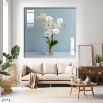 Mẫu tranh bình hoa trang trí tường đẹp tinh tế