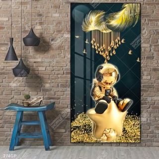 Tranh nghệ thuật phi hành gia trang trí tường nhà