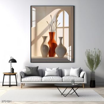 Tranh bình hoa hiện đại treo tường sang trọng ý nghĩa