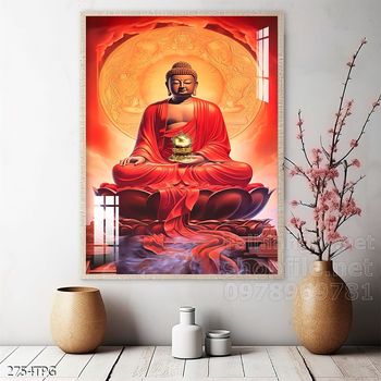 File tranh Phật giáo decor trang trí tường nhà phòng thờ
