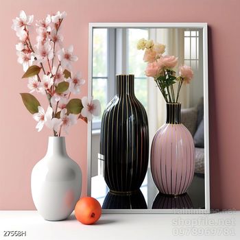 Tranh bình hoa trang trí phòng khách, phòng ăn đẹp