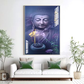 File tranh Phật giáo decor trang trí tường nhà phòng thờ