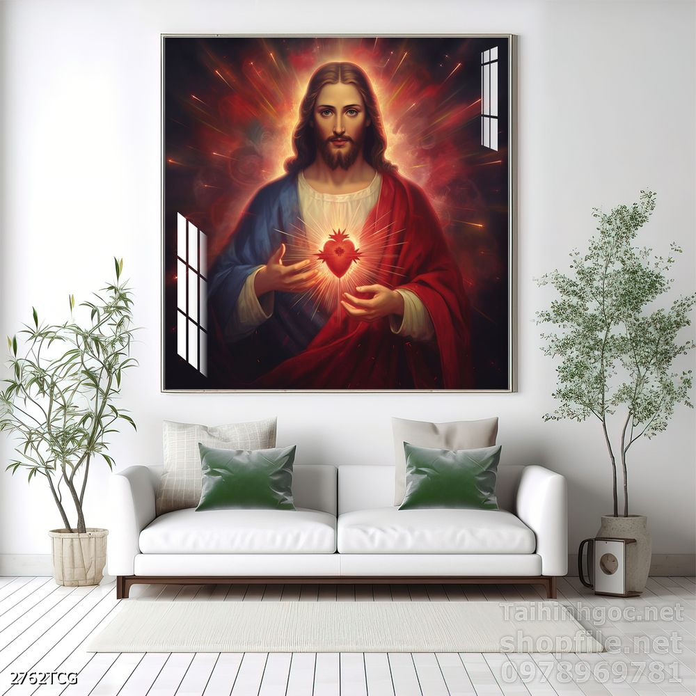 Tranh decor trang trí tường công giáo