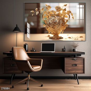 Tranh bình hoa nghệ thuật sang trọng