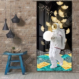 Tranh file gốc phi hành gia chất lượng cao