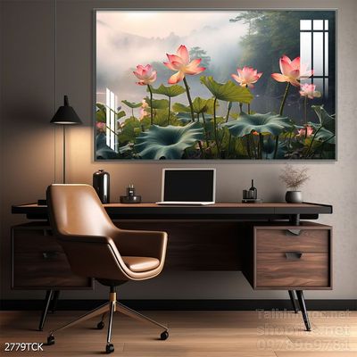 Tranh cá chép hoa sen đẹp mang nhiều ý nghĩa