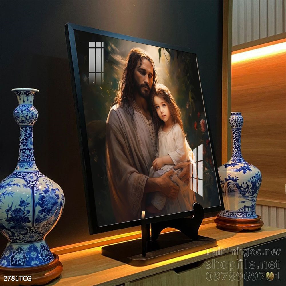 Tranh tranh trí tường công giáo sang trọng