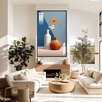 Mẫu tranh bình hoa đẹp hiện đại trang trí tường nhà