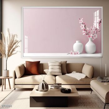 Tranh bình hoa đẹp decor trang trí tường