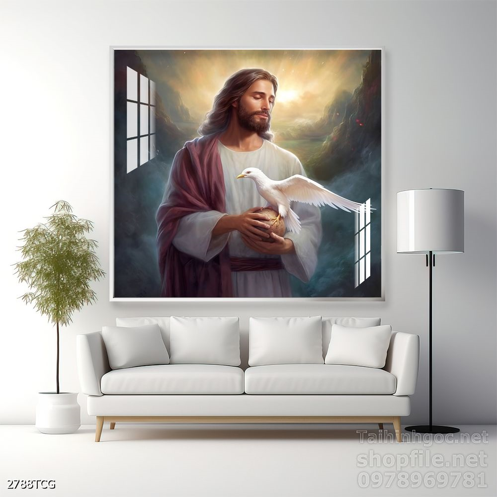 Tranh decor trang trí tường công giáo