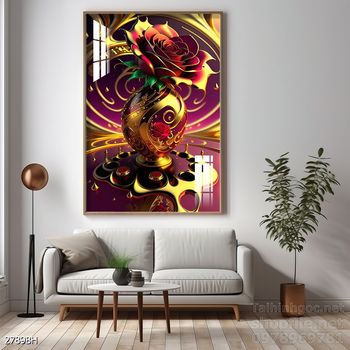 Tranh bình hoa trang trí phòng khách, phòng ăn đẹp