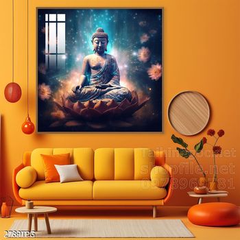 Tranh tranh trí tường phật giáo sang trọng