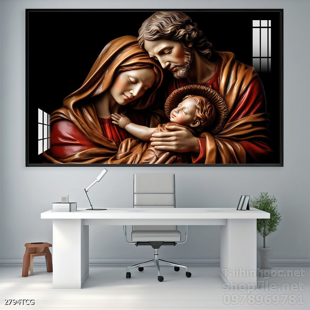 Tranh tranh trí tường công giáo sang trọng