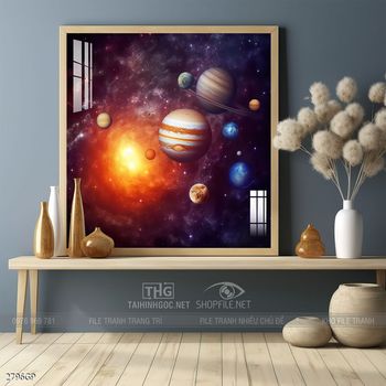 Tranh phi hành gia đẹp