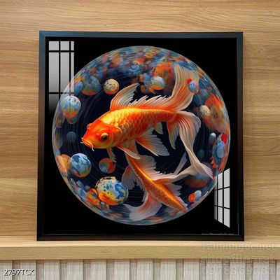 Tranh cá chép hoa sen đẹp mang nhiều ý nghĩa