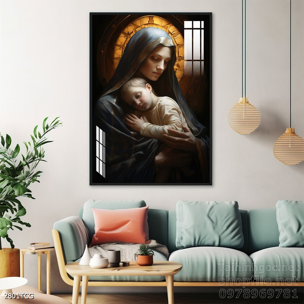 Tranh decor trang trí tường công giáo