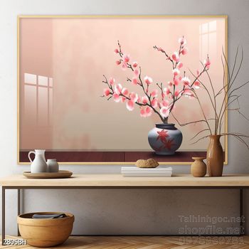 Tranh bình hoa đẹp