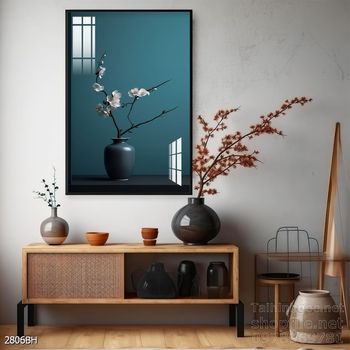 Tranh bình hoa hiện đại treo tường sang trọng ý nghĩa