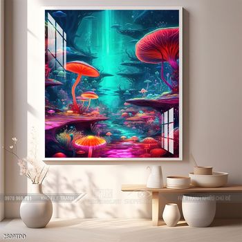 Tranh cá heo đại dương