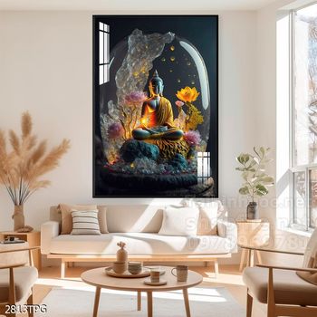 File tranh Phật giáo decor trang trí tường nhà phòng thờ