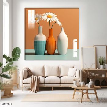 Tranh bình hoa nghệ thuật sang trọng