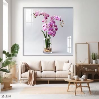 File tranh bình hoa đẹp decor tường nhà trang trí