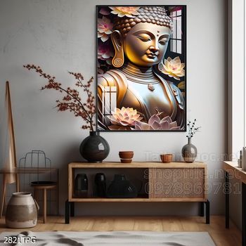 Tranh phật giáo decor trang trí tường phòng thờ