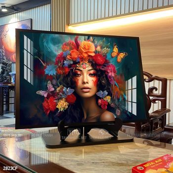 Tranh treo tường quán cafe, trà sữa đầy nghệ thuật