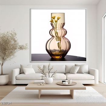 File tranh bình hoa nghệ thuật mẫu mới nhất