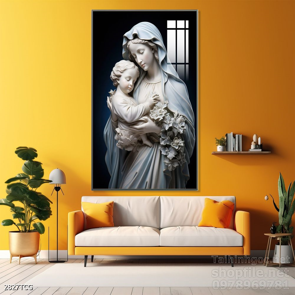 Tranh decor trang trí tường công giáo