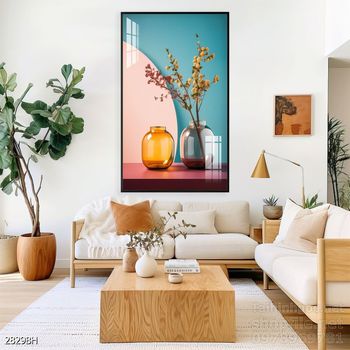 Tranh bình hoa đẹp trang trí tường