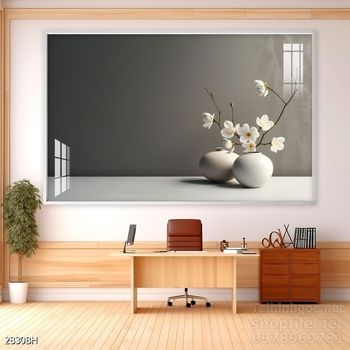 Mẫu tranh bình hoa mới nhất trang trí phòng khách, phòng ăn