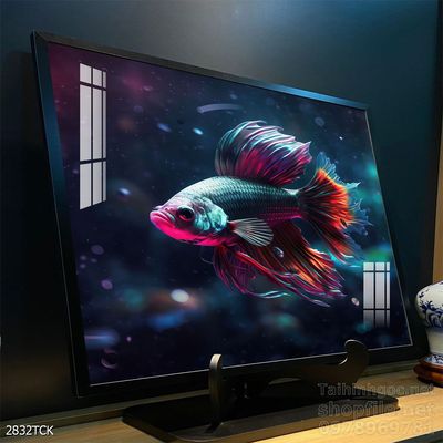 Tranh cá chép hoa sen đẹp mang nhiều ý nghĩa