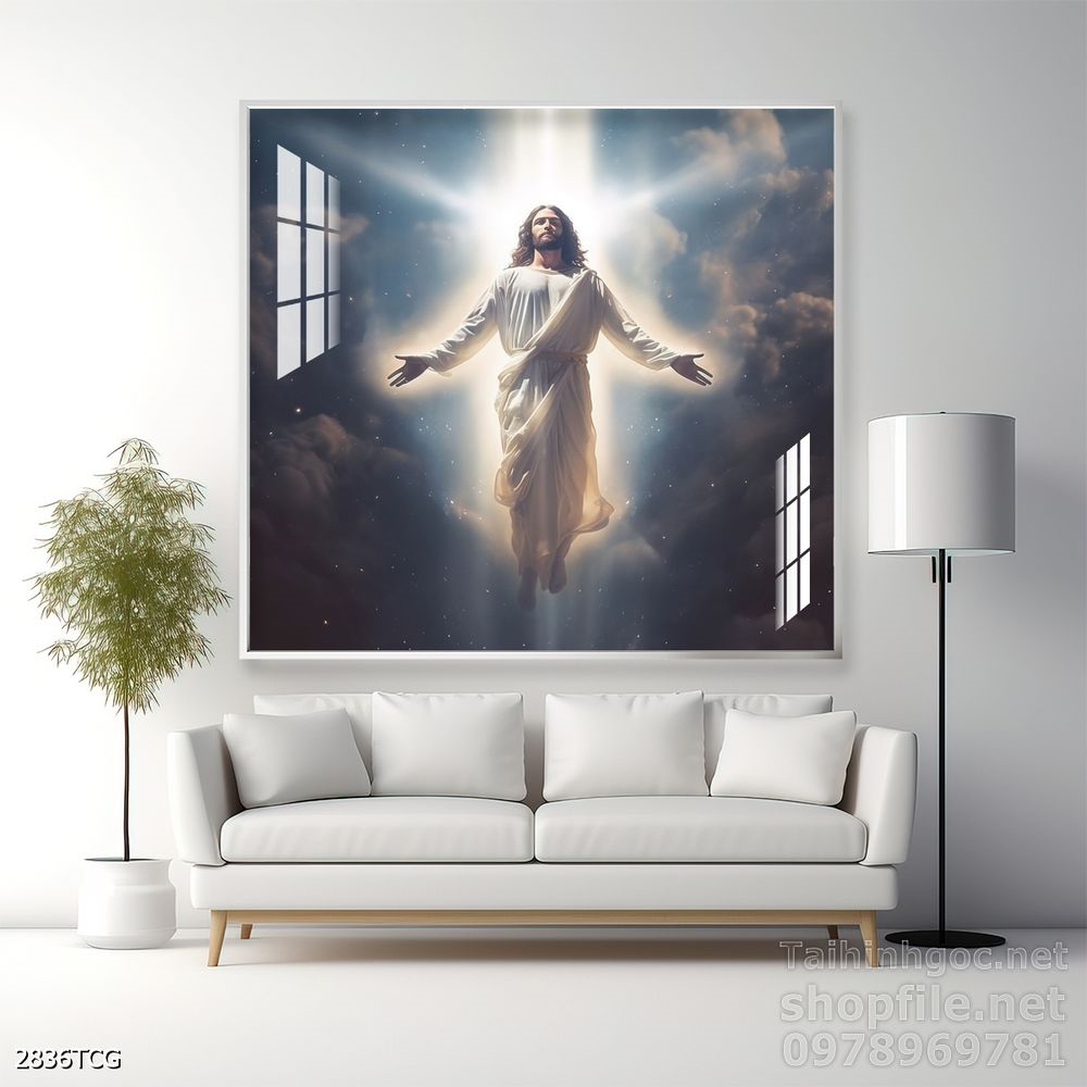 File tranh công giáo decor trang trí tường phòng thờ