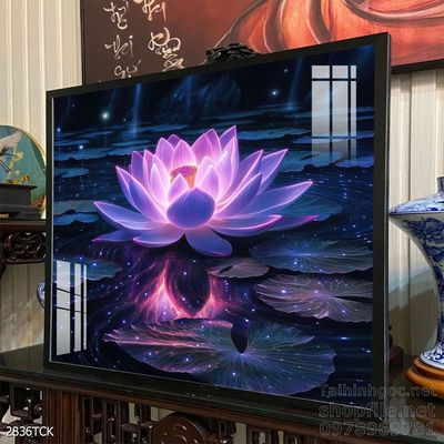 Tranh cá chép hoa sen cực đẹp