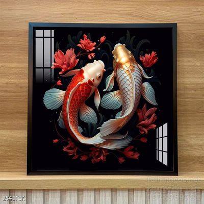 Tranh cá chép hoa sen đẹp mang nhiều ý nghĩa