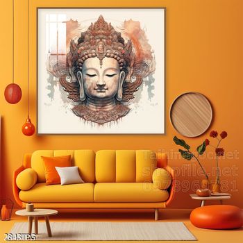 File tranh Phật giáo decor trang trí tường nhà phòng thờ
