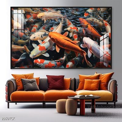 Tranh cá chép hoa sen đẹp mang nhiều ý nghĩa