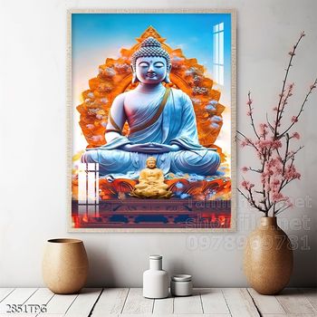 File tranh Phật giáo decor trang trí tường nhà phòng thờ