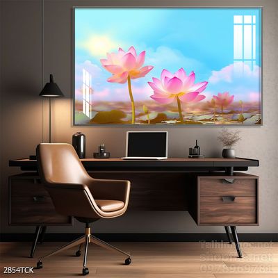 Tranh cá chép hoa sen treo tường mang nhiều ý nghĩa