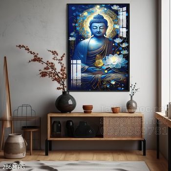 File tranh Phật giáo decor trang trí tường nhà phòng thờ