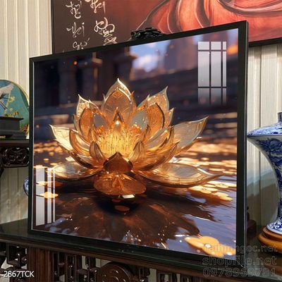 Tranh cá chép hoa sen đẹp mang nhiều ý nghĩa