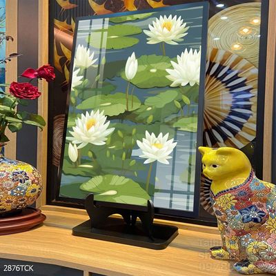 Tranh cá chép hoa sen đẹp mang nhiều ý nghĩa