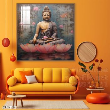 Tranh tranh trí tường phật giáo sang trọng