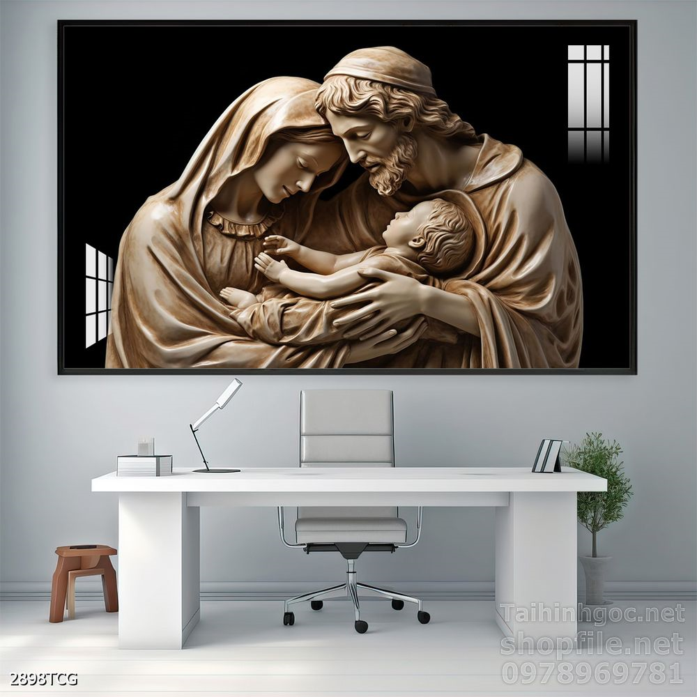 Tranh tranh trí tường công giáo sang trọng