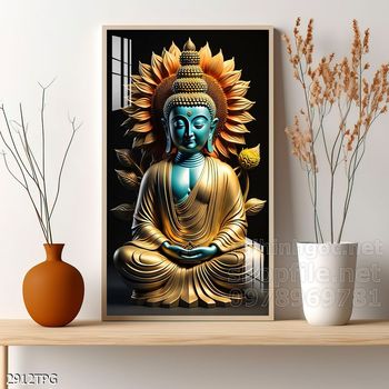 Tranh tranh trí tường phật giáo sang trọng