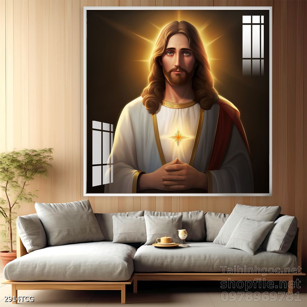 File tranh công giáo decor trang trí tường phòng thờ